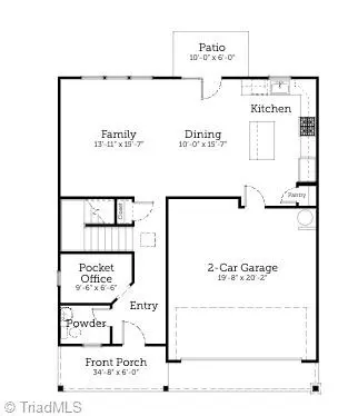 Floorplan - 5557 Rock Valley Dr, Trinity, NC 27370 photo 1 of 2