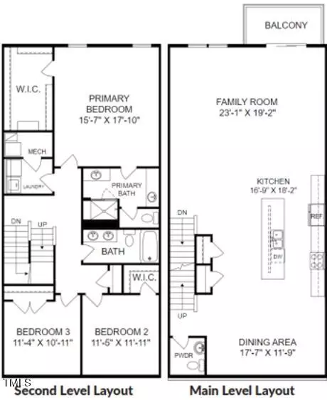 Floorplan - 437 Wait Ave #200, Wake Forest, NC 27587 photo 1 of 1