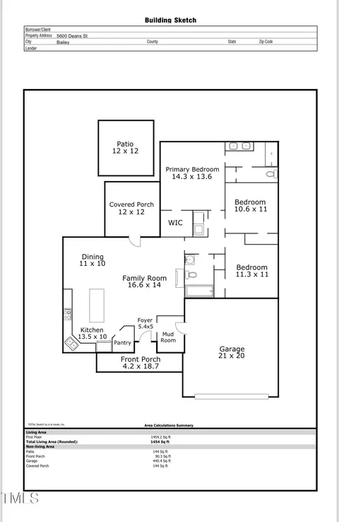 Floorplan - 5600 Deans St, Bailey, NC 27807 photo 1 of 1