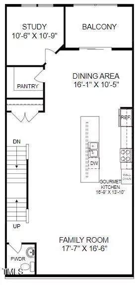 Floorplan - 425 Wait Ave #200 - JULIANNE, Wake Forest, NC 27587 photo 1 of 3