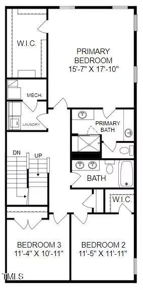Floorplan - 425 Wait Ave #200 - JULIANNE, Wake Forest, NC 27587 photo 2 of 3