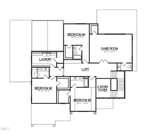 Floorplan - 2332 Windy Woods Dr, Raleigh, NC 27607 photo 2 of 3