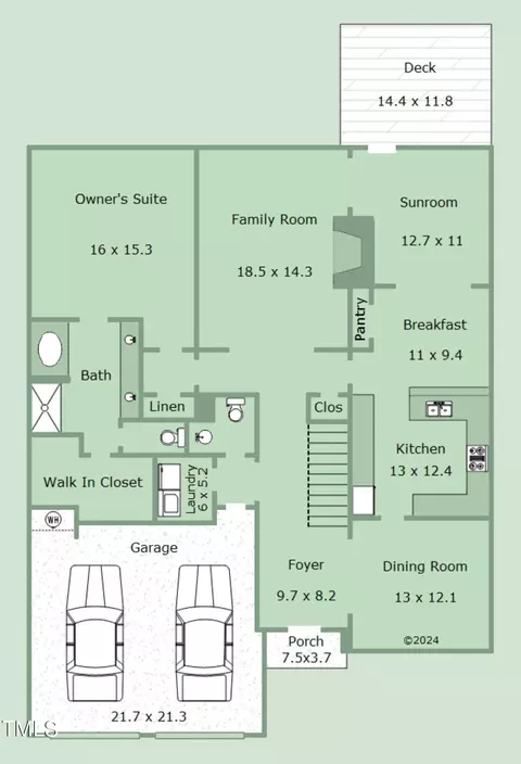 Floorplan - 5 Brightfield Ln, Durham, NC 27712 photo 1 of 2