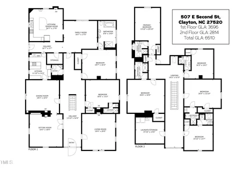 Floorplan - 507 E Second St, Clayton, NC 27520 photo 1 of 1