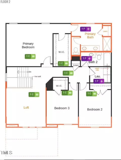 Floorplan - 1552 Underbrush Dr, Durham, NC 27703 photo 2 of 2