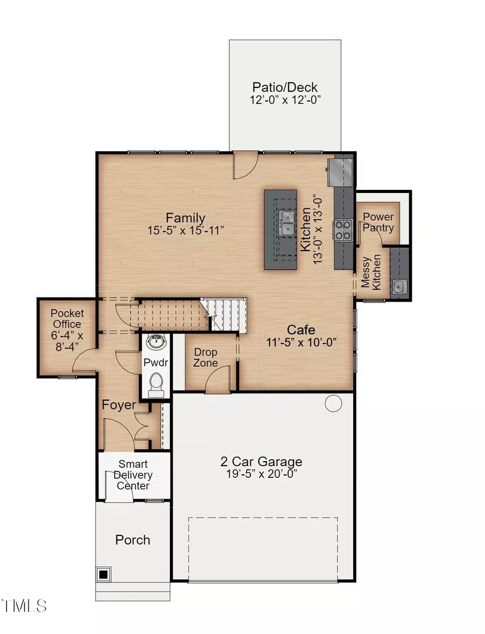 Floorplan - 97 Plainfield Ln #BRUNSWICK- CRAFTSMAN, Lillington, NC 27546 photo 1 of 2
