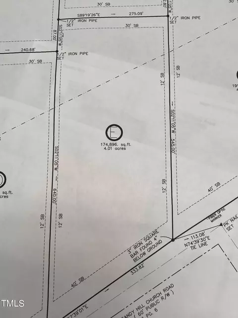 lot E New Sandy Hill Church Rd, Sims, NC 27880