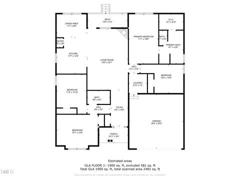 Floorplan - 95 Longo Ln, Benson, NC 27504 photo 1 of 1