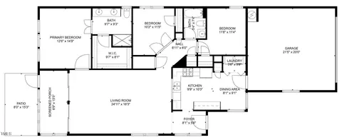 Floorplan - 550 Tomkins Loop, Cary, NC 27519 photo 1 of 1