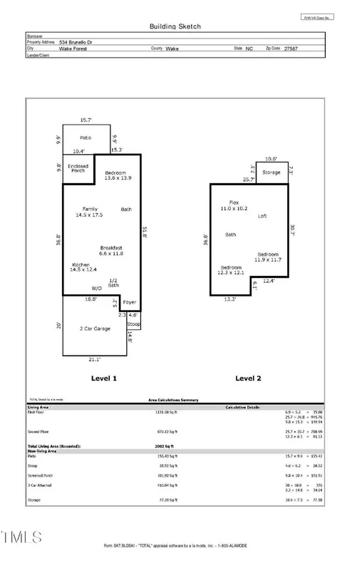 Floorplan - 534 Brunello Dr, Wake Forest, NC 27587 photo 1 of 1