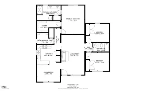 Floorplan - 301 Sunset Rd, Pelham, NC 27311 photo 1 of 1