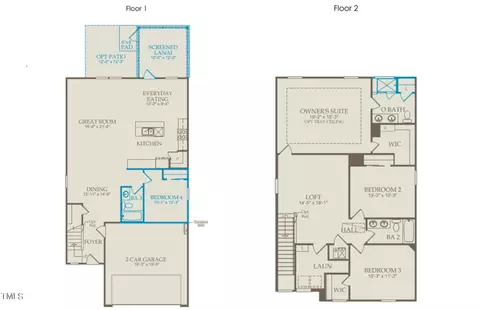 Floorplan - 812 Bimini Way, Durham, NC 27703 photo 1 of 1
