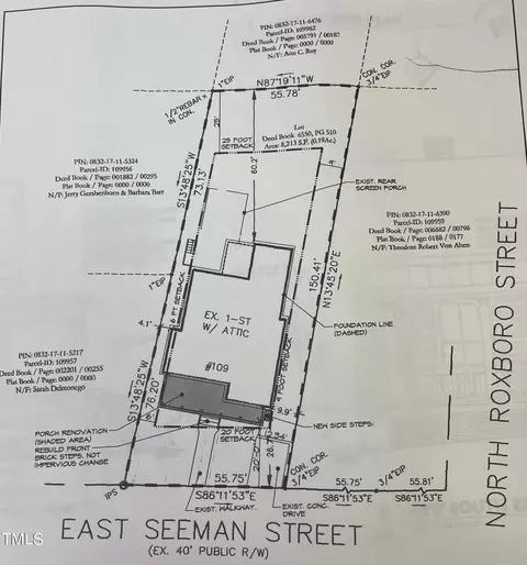 Floorplan - 109 E Seeman St, Durham, NC 27701 photo 1 of 1