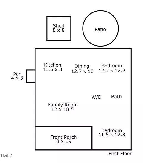 Floorplan - 3407 Guess Rd, Durham, NC 27705 photo 1 of 1
