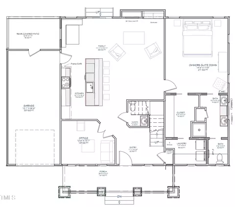 Floorplan - 417 E Moore St, Apex, NC 27502 photo 1 of 2