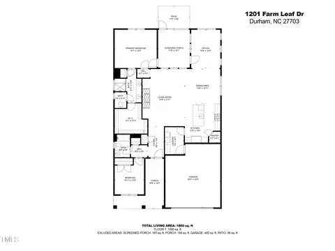 Floorplan - 1201 Farm Leaf Dr, Durham, NC 27703 photo 1 of 1
