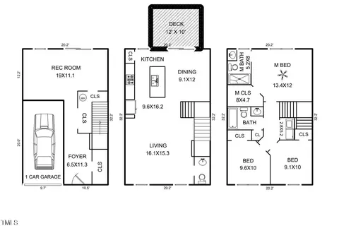 Floorplan - 246 Brier Summit Pl, Durham, NC 27703 photo 1 of 1