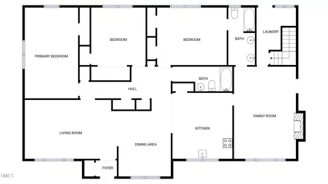 Floorplan - 1316 Buffaloe Rd, Garner, NC 27529 photo 2 of 2
