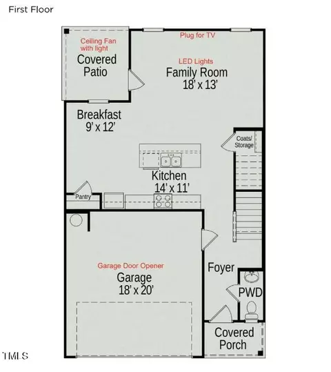 Floorplan - 240 Bruce Dr, Dunn, NC 28334 photo 1 of 2