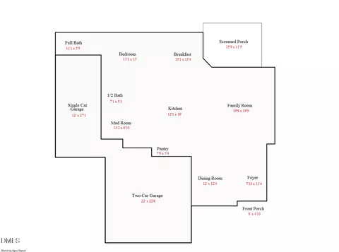Floorplan - 2105 Gentry Dr, Wake Forest, NC 27587 photo 1 of 2