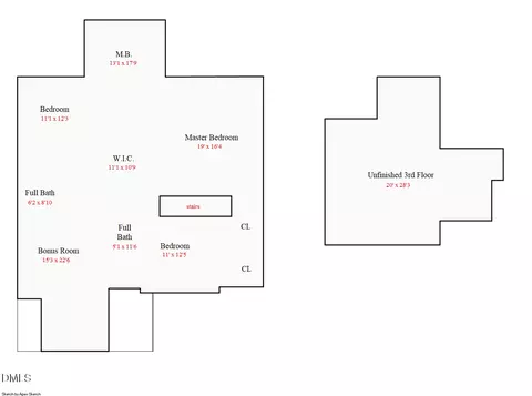 Floorplan - 2105 Gentry Dr, Wake Forest, NC 27587 photo 2 of 2