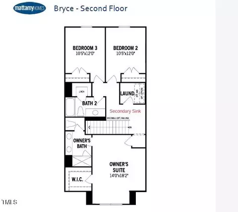 Floorplan - 108 Kobus Ct, Garner, NC 27529 photo 2 of 2