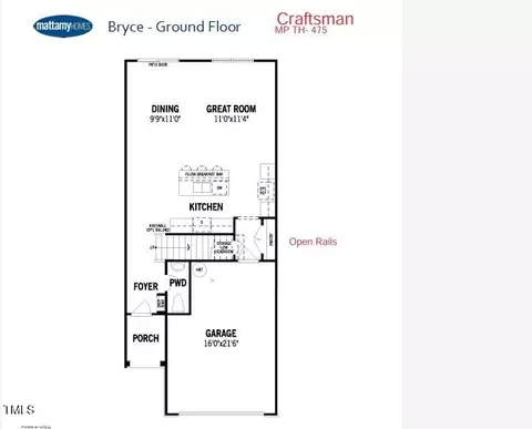 Floorplan - 116 Kobus Ct, Garner, NC 27529 photo 1 of 2