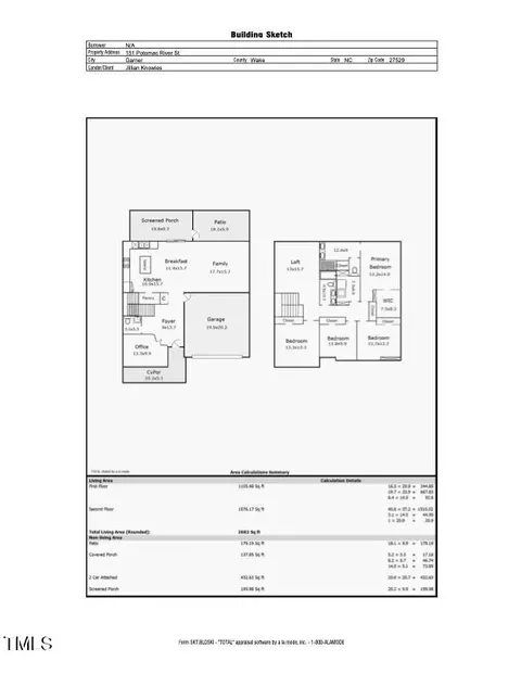 Floorplan - 151 Potomac River St, Garner, NC 27529 photo 1 of 1