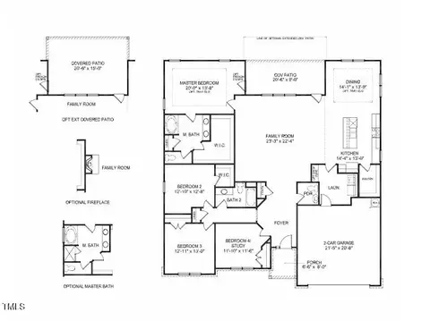 Floorplan - 572 Glenkirk Pl, Garner, NC 27529 photo 1 of 1