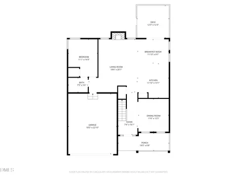 Floorplan - 19 Grassland Dr, Garner, NC 27529 photo 1 of 4