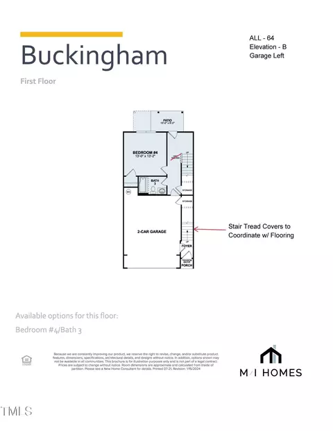 Floorplan - 2107 Lambert Rd #64, Cary, NC 27519 photo 1 of 3