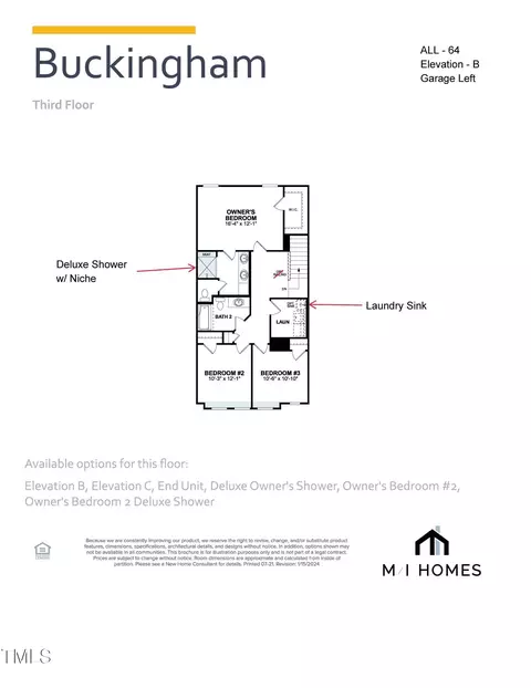 Floorplan - 2107 Lambert Rd #64, Cary, NC 27519 photo 3 of 3