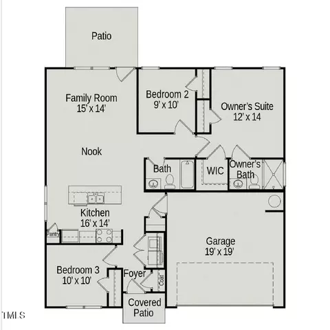 Floorplan - 214 Deodora Ln, Cameron, NC 28326 photo 1 of 1