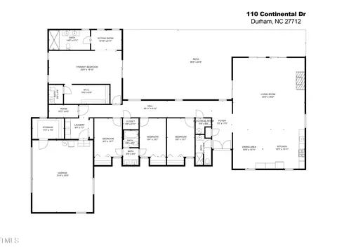Floorplan - 110 Continental Dr, Durham, NC 27712 photo 2 of 2
