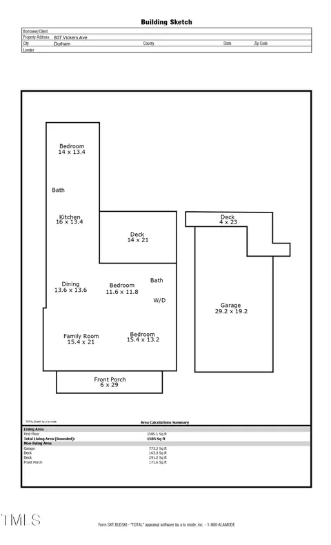 Floorplan - 807 Vickers Ave, Durham, NC 27701 photo 1 of 1