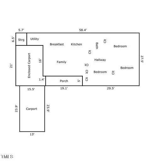 Floorplan - 135 Rainbow Dr, Dunn, NC 28334 photo 1 of 1