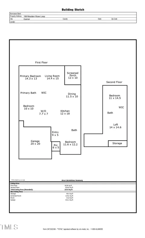 Floorplan - 186 Madden Rose Loop, Garner, NC 27529 photo 1 of 1