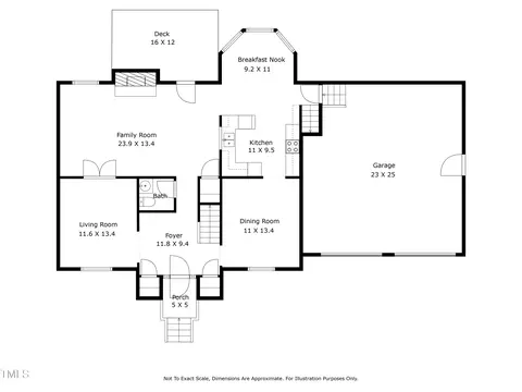 Floorplan - 112 Ridgepath Way, Cary, NC 27511 photo 1 of 3