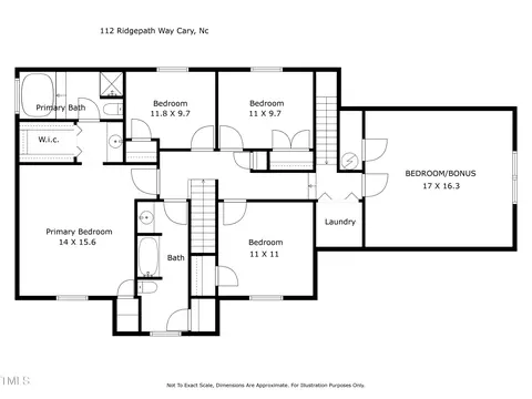Floorplan - 112 Ridgepath Way, Cary, NC 27511 photo 2 of 3