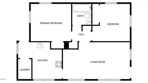 Floorplan - 802 Powell Dr, Garner, NC 27529 photo 1 of 1
