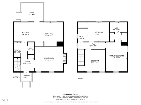 Floorplan - 1112 Chalk Level Rd, Durham, NC 27704 photo 3 of 3