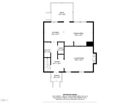 Floorplan - 1112 Chalk Level Rd, Durham, NC 27704 photo 1 of 3