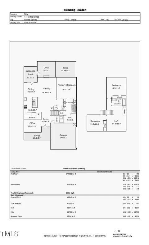 Floorplan - 4412 Beckel Rd, Willow Springs, NC 27592 photo 1 of 1