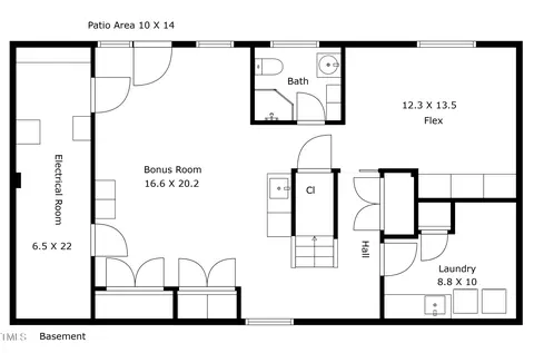 Floorplan - 2004 Beecham Cir, Raleigh, NC 27607 photo 1 of 8