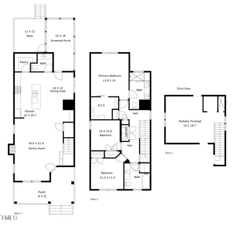 Floorplan - 608 Dowd St, Durham, NC 27701 photo 1 of 1