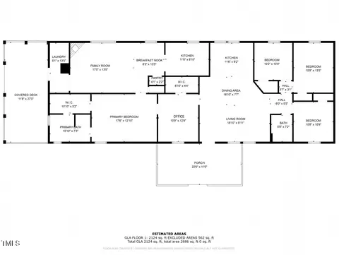 Floorplan - 88 Barnes Rd, Middlesex, NC 27557 photo 1 of 1