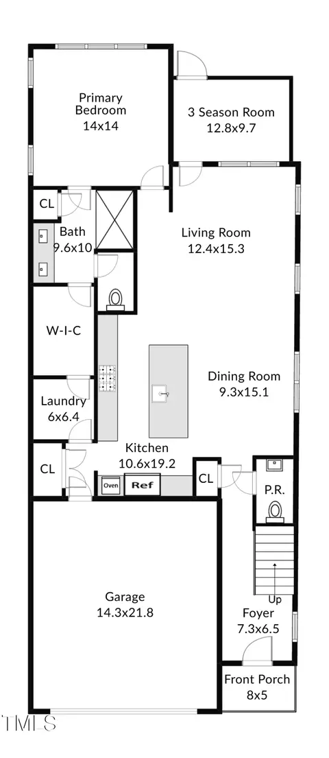 Floorplan - 2515 Maplemere Ct, Durham, NC 27703 photo 1 of 2