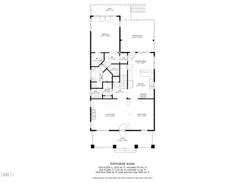 Floorplan - 2506 Everett Ave, Raleigh, NC 27607 photo 1 of 3