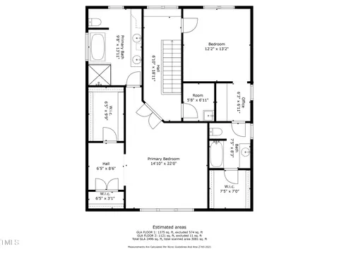 Floorplan - 2506 Everett Ave, Raleigh, NC 27607 photo 2 of 3