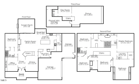 Floorplan - 1225 Perry Bluff Dr, Wake Forest, NC 27587 photo 1 of 2